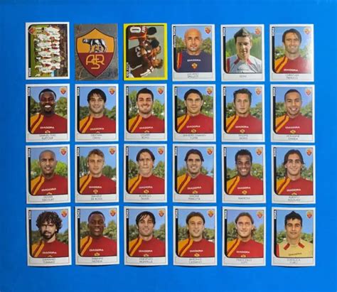 Figurine Calciatori Panini Squadra Completa Roma Figurine