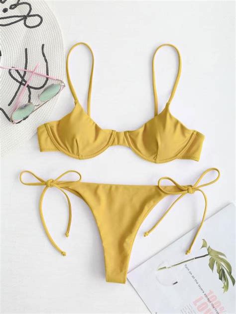 Sexy Spaghetti Straps Thong Bikini Gagodeal Bikini Boho Bikini