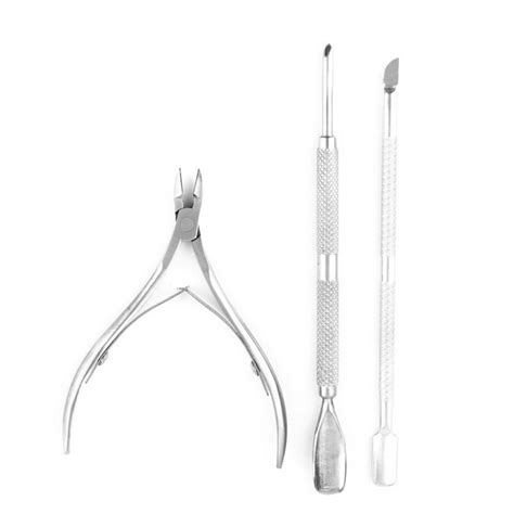 Nail Gereedschap Stks Set Rvs Nail Cuticle Nippe Grandado