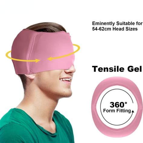 Dropship Gel Migraine Relief Cap Hot Cold Headache Ice Hat Reusable Stress Pressure Mask