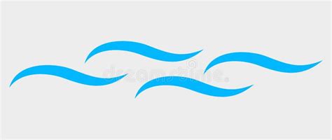 Water Surface Vector Icon Illustration Stock Vector Illustration Of