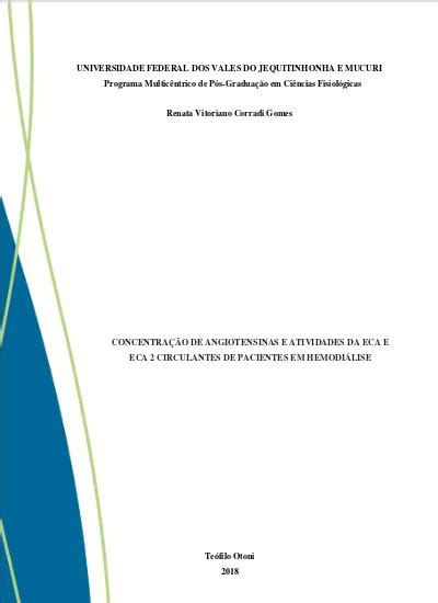 Concentra O De Angiotensinas E Atividades Da Eca E Eca Circulantes