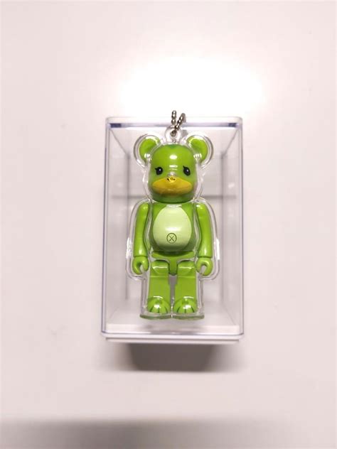 BearBrick Display Case With Card Holder Be Rbrick Acrylic Transparent