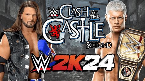 WWE Clash At The Castle Cody Rhodes Vs AJ Styles WWE Championship