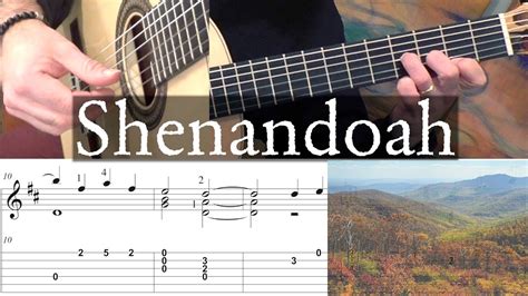 SHENANDOAH - Easy Arrangement - Full Tutorial with TAB - Fingerstyle ...