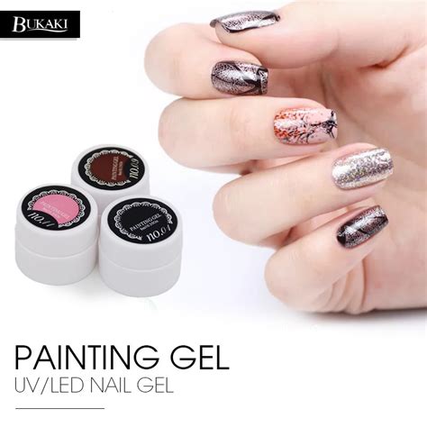 BUKAKI 8ml Painting Gel Polish Semi Permanent Bio Acrylic Nails Drawing