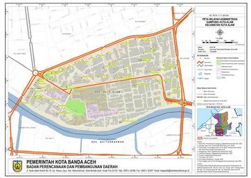 Peta Wilayah Administrasi Kota Banda Aceh Katalog Peta Banda Aceh