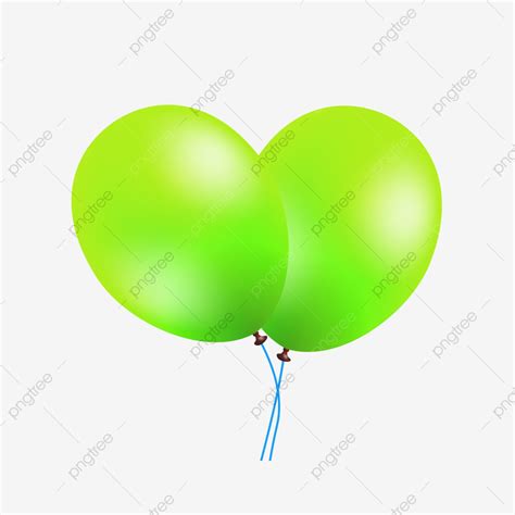 Gambar Balon Warna Hijau