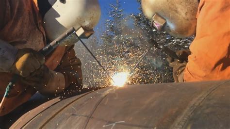 Pipeline Welding Welding A Test Head Youtube