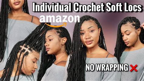 35 Soft Locs 24” Crochet Faux Locs Tutorial Individual No Wrapping Amazon Must Have