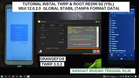 TUTORIAL INSTAL TWRP ORANGEFOX ROOT REDMI S2 YSL MIUI 12 0 2 0