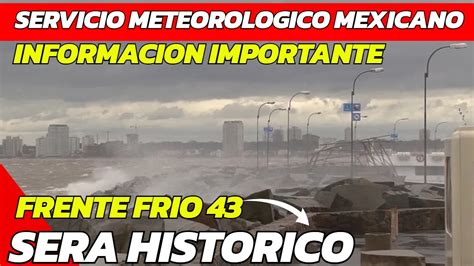 Potente Frente Frio Impacta En Mexico Pero No Viene Solo Granizos