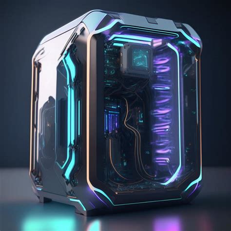 Futuristic PC case by Pickgameru on DeviantArt