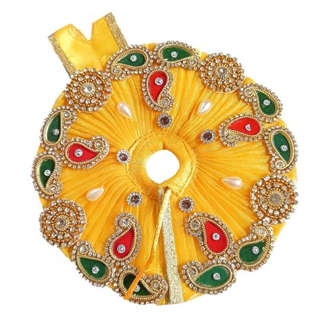 Yellow Janmastmi Special Bal Gopal Special Laddu Gopal Dresses Kanha Ji