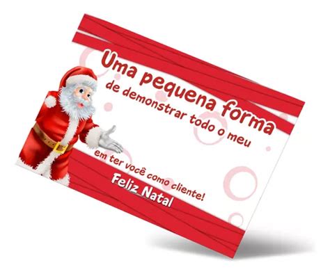 Cartão De Natal Prestigio Para Clientes 30 Und mod 003 MercadoLivre