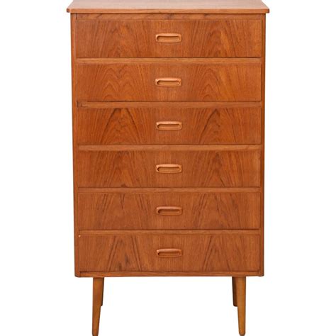 Scandinavian Vintage Teak Chest Of Drawers