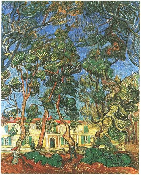 Trees In The Garden Of Saint Paul Hospital By Vincent Van Gogh 626