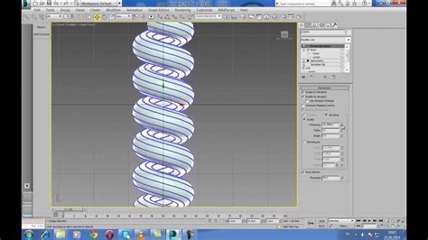 3ds Max Helix Spiral Tutorial Youtube