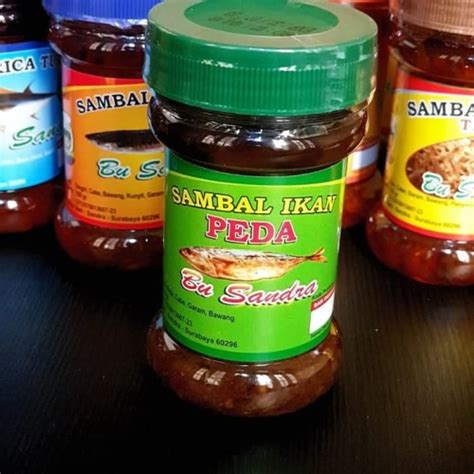 Jual Sambal Peda Cabe Ijo Sambel Bu Sandra Oleh Oleh Khas Surabaya