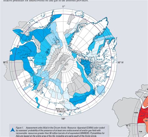 Figure 1 From Us Geological Survey Usgs Circum Arctic Resource