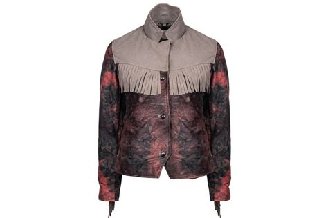 Sex Education Maeve Wiley Distressed Purple Leather Jacket