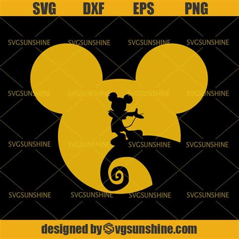 Disney Halloween SVG, Nightmare Before Christmas SVG, Mickey SVG ...