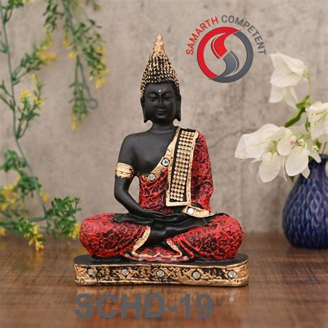 Religious Polyresin Meditating Sitting Buddha Statue At 135 Piece In