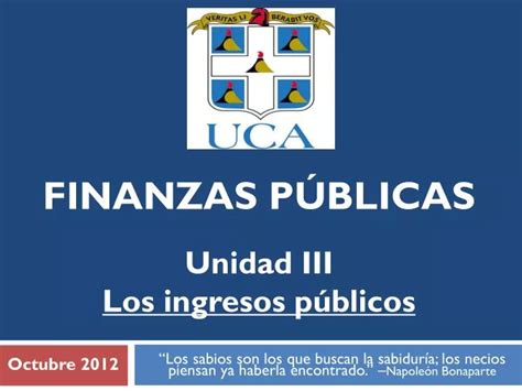 Ppt Finanzas P Blicas Unidad Iii Los Ingresos P Blicos Powerpoint