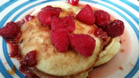 Health Tidbits By Stacie Ellis Raspberry Orange Pancakes And Syrup