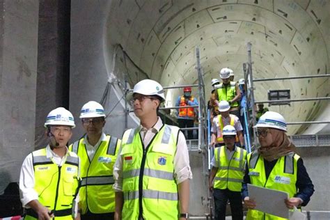 Progres Pembangunan MRT Fase 2A Bundaran HI Harmoni Sudah 62 Persen