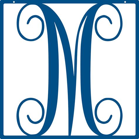 custom wall monogram