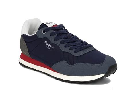 Sapatos Pepe Jeans Natch Pele Para Homem Azul Worten Pt