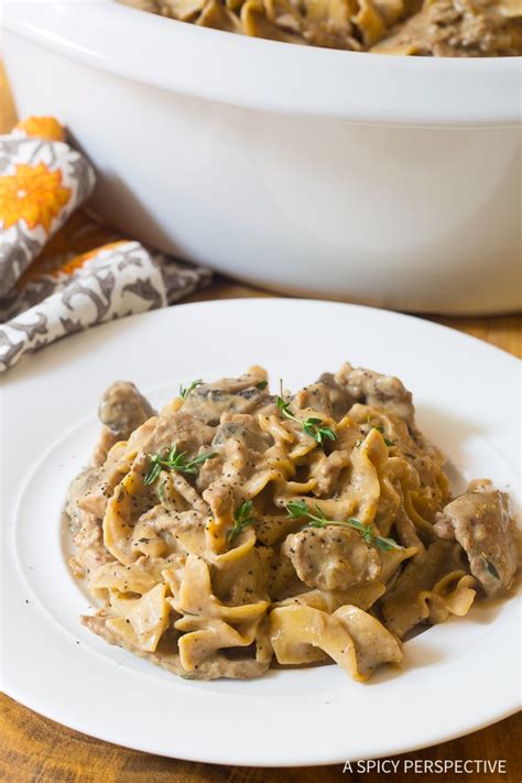 The Best Slow Cooker Beef Stroganoff A Spicy Perspective