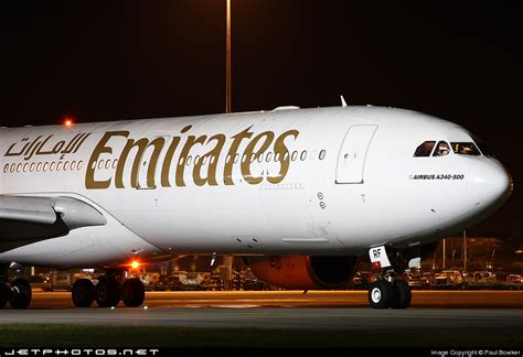 A Erf Airbus A Emirates Paul Bowker Jetphotos