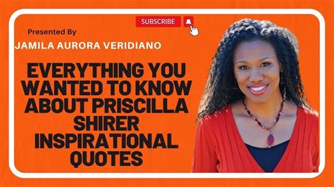 Everything You Wanted To Know About Priscilla Shirer Inspirational