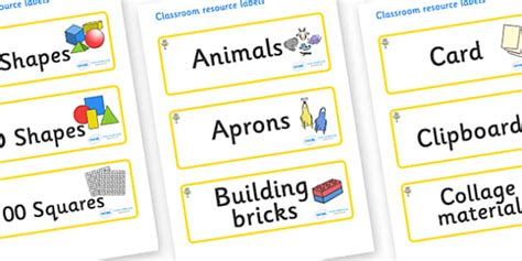 Flower Themed Editable Classroom Resource Labels - Twinkl