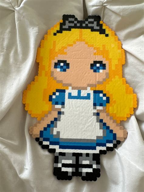 Alice In Wonderland Perler Etsy