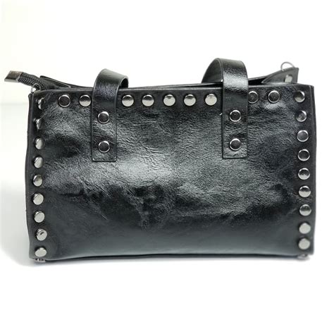 Liz Black Studded Bag Nacelo Boutiquedefault Title In Studded