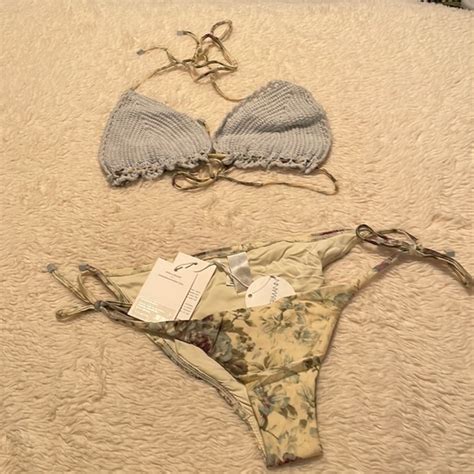 Zimmermann Swim Zimmerman Iris Crochet Bikini Nwt Poshmark