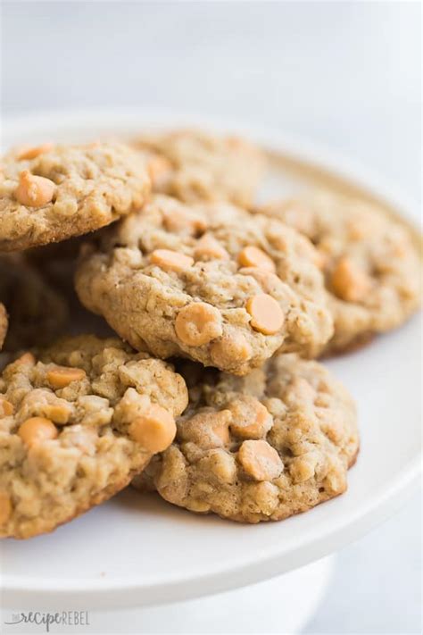 Oatmeal Butterscotch Cookies Recipe The Recipe Rebel