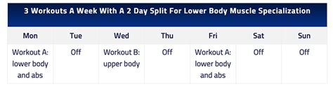 What Are The Best 3 Days A Week Workout Schedules For Building Muscle ...