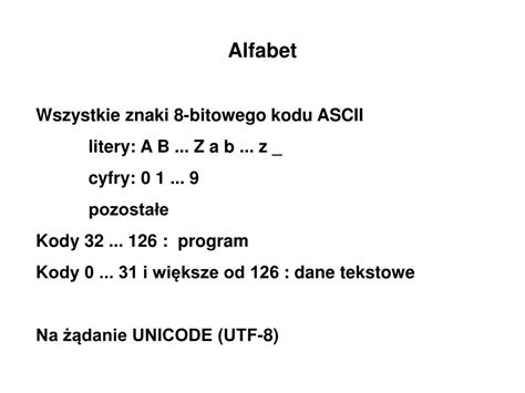 PPT Język C proceduralny j ę zyk programowania PowerPoint