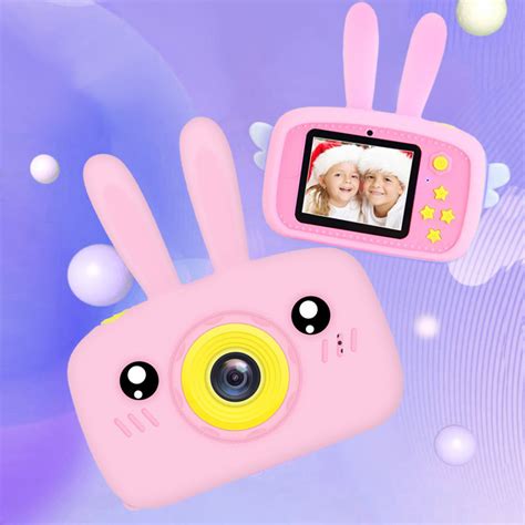 Цифровой Детский Фотоаппарат Kids Funny Camera 3.0 Зайчик для Детей с ...