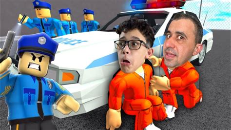 TENHO QUE FUGIR DA PRISÃO DO POLICIAL MALUCO do Roblox YouTube