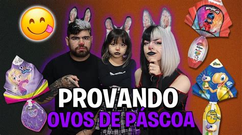 Provando Ovos De P Scoa Youtube