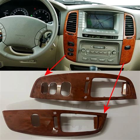 For Toyota Land Cruiser Lc Fj Grain Burl Wood Look