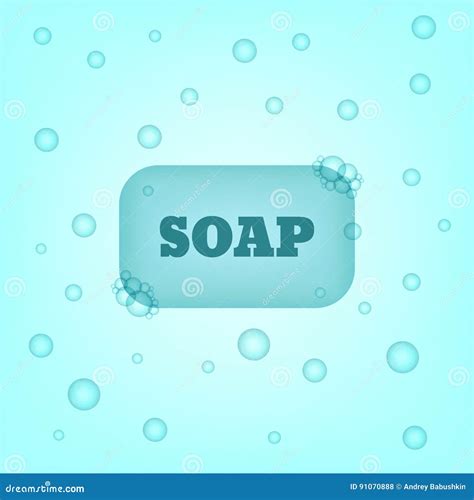 Bar Of Soap Stock Vector Illustration Of Domestic Balsam 91070888