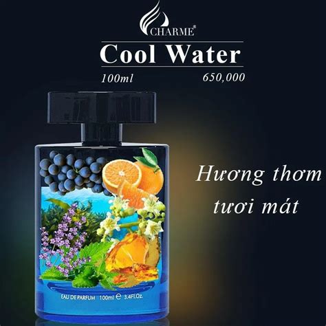 Nước Hoa Charme Cool Water ml Nam Chính Hãng Tặng Quà Hot