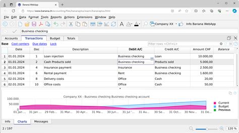 Essayez la WebApp de Banana Comptabilité Banana Comptabilité Software