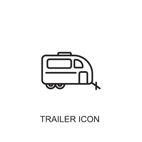 Premium Vector Trailer Vector Icon Icon